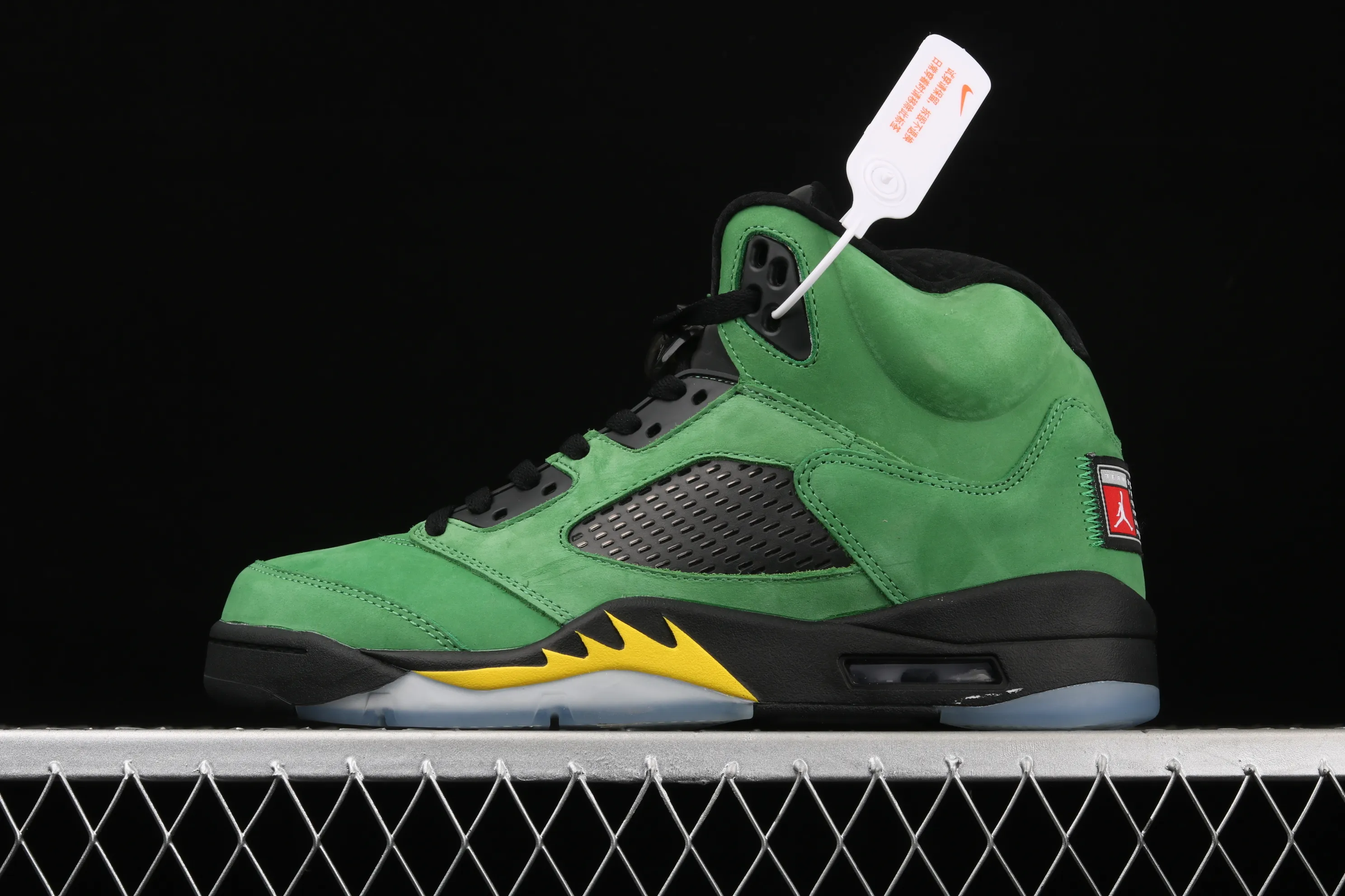 All categories Air Jordan Jordan series basketball shoes Air Jordan 5 Air Jordan 5 SE "Oregon Ducks" AJ5 Joe 5 Oregon Apple Green CK6631-307